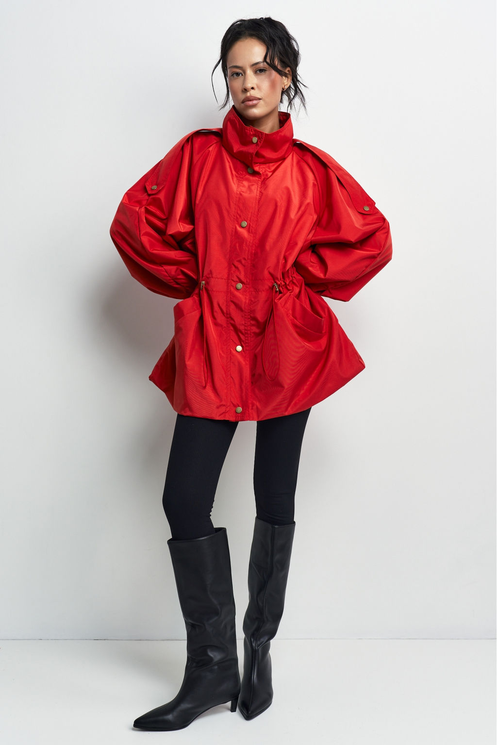 Куртка-реглан на кулиске Красный - Erist store фото 3