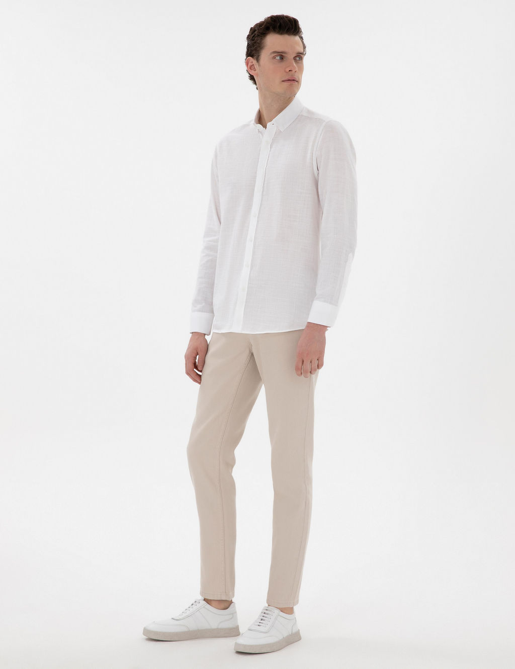 Bej Slim Fit Jean Pantolon - Pierre cardin фото 3