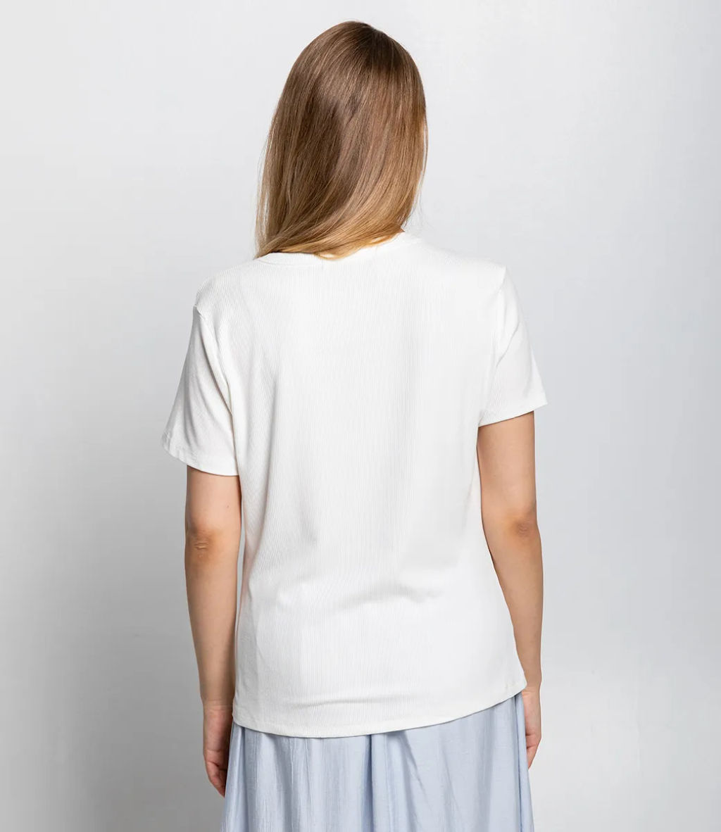 Футболка #ОКТ105005, белый - Dommod фото 3