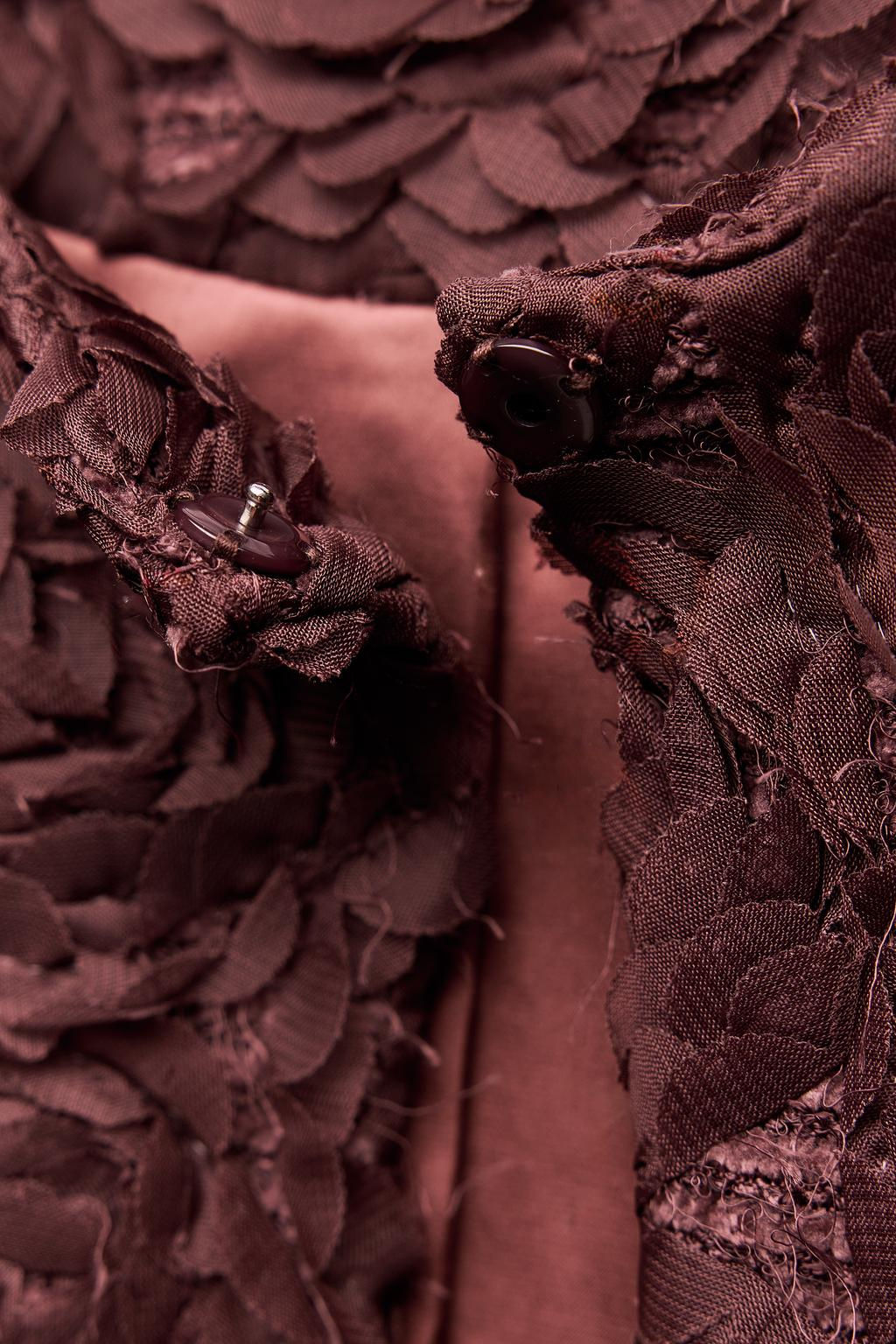 CROPPED TEXTURED FLORAL JACKET - Zara фото 6