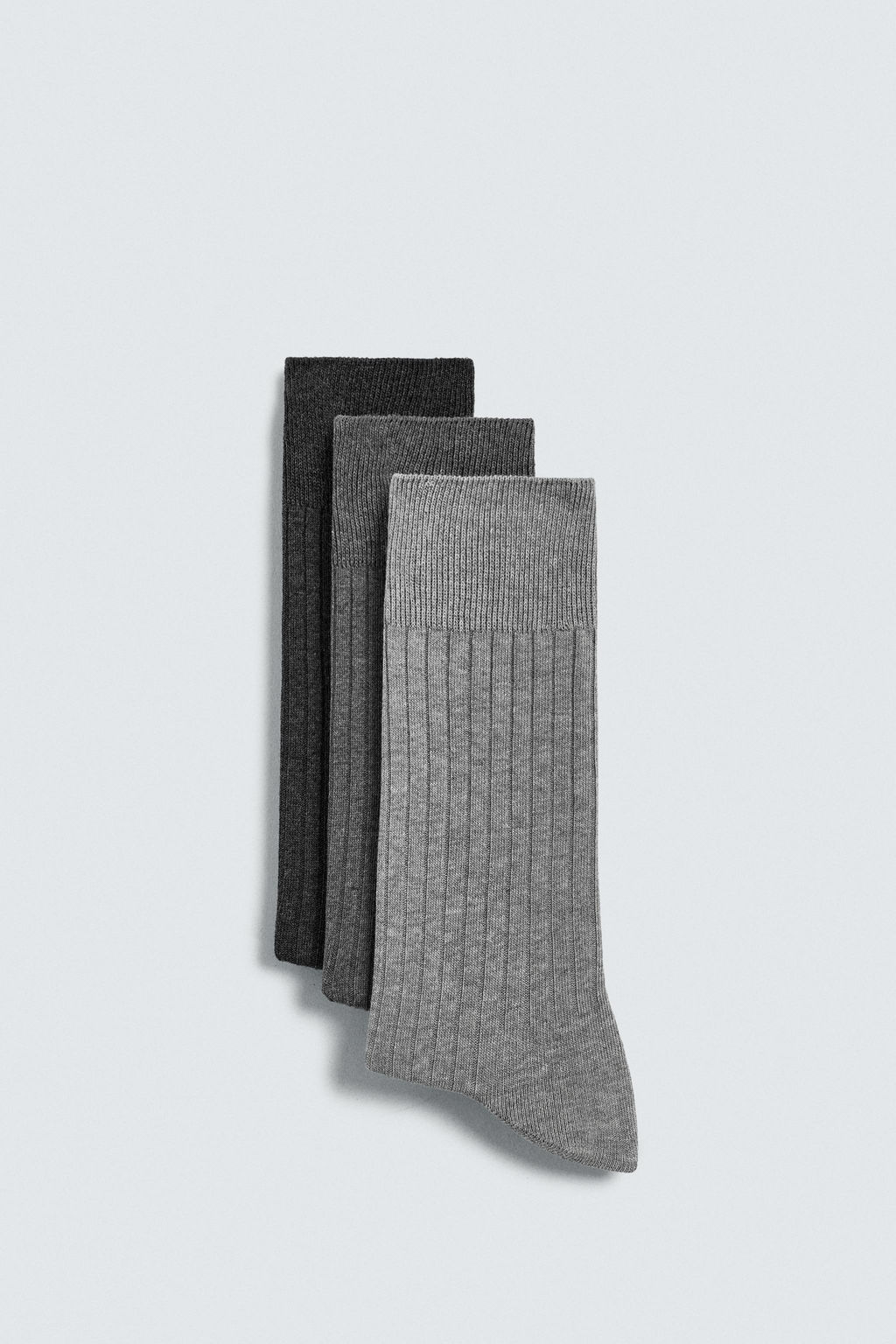 CALCETINES CANAL? PACK 3 / Gris - Zara фото 2