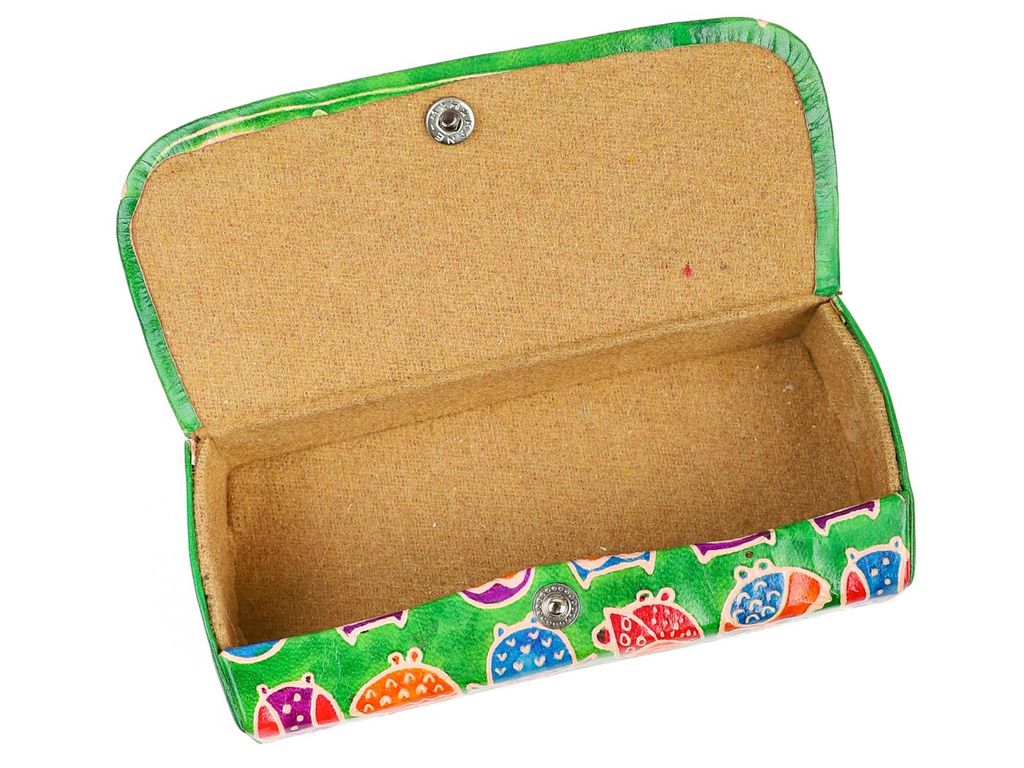 Футляр для очков натуральная кожа № 018/55 - Ганг фото 2