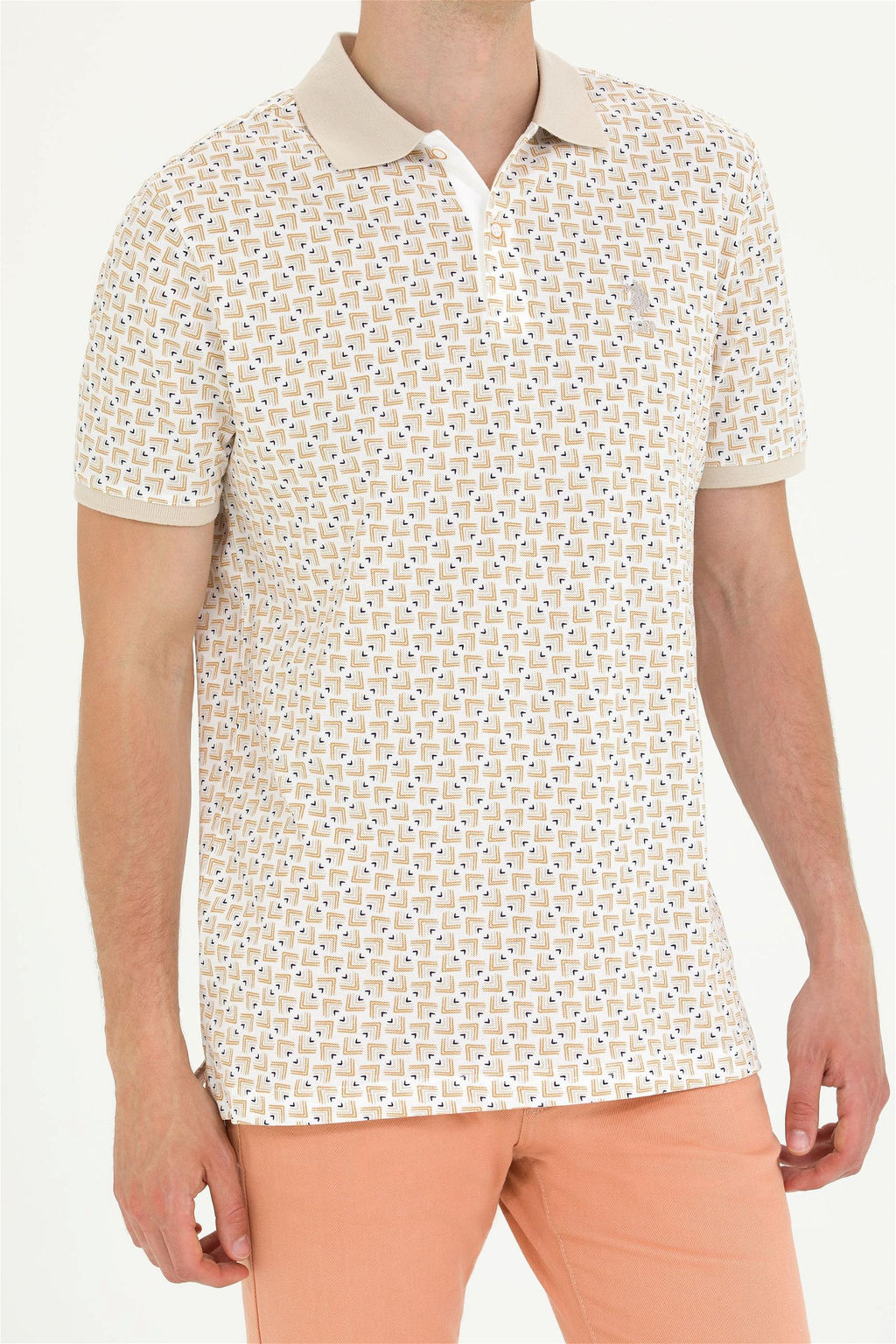 Мужская футболка с воротником-поло Stone - U.s. polo assn фото 13