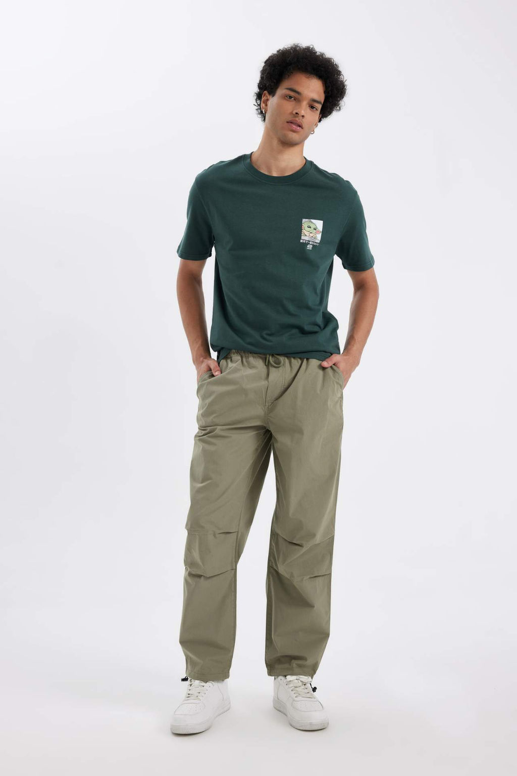 Antrasit Pantolon Wide Leg Parasut Beli Bagc?kl? Genis Bol Paca - Defacto фото 2
