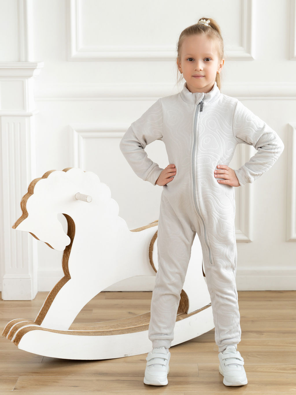 Комбинезон детский светлосерыйволна тш