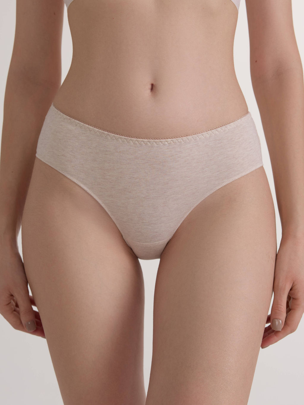 CONTE BASIC COLLECTION LB 2014.2 Трусы женские (в пакете) dark grey melange