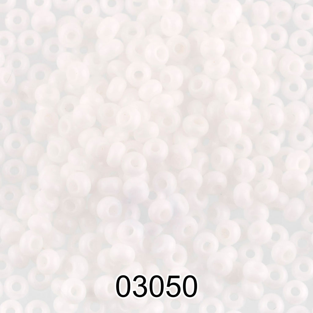 Бисер Чехия GAMMA круглый 3 08/0 2.9 мм 10 х 5 г 1-й сорт H661 белый ( 03050 )