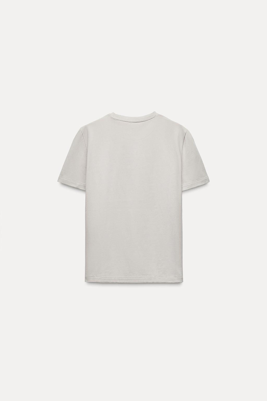 HEAVY COTTON T-SHIRT - Zara фото 9
