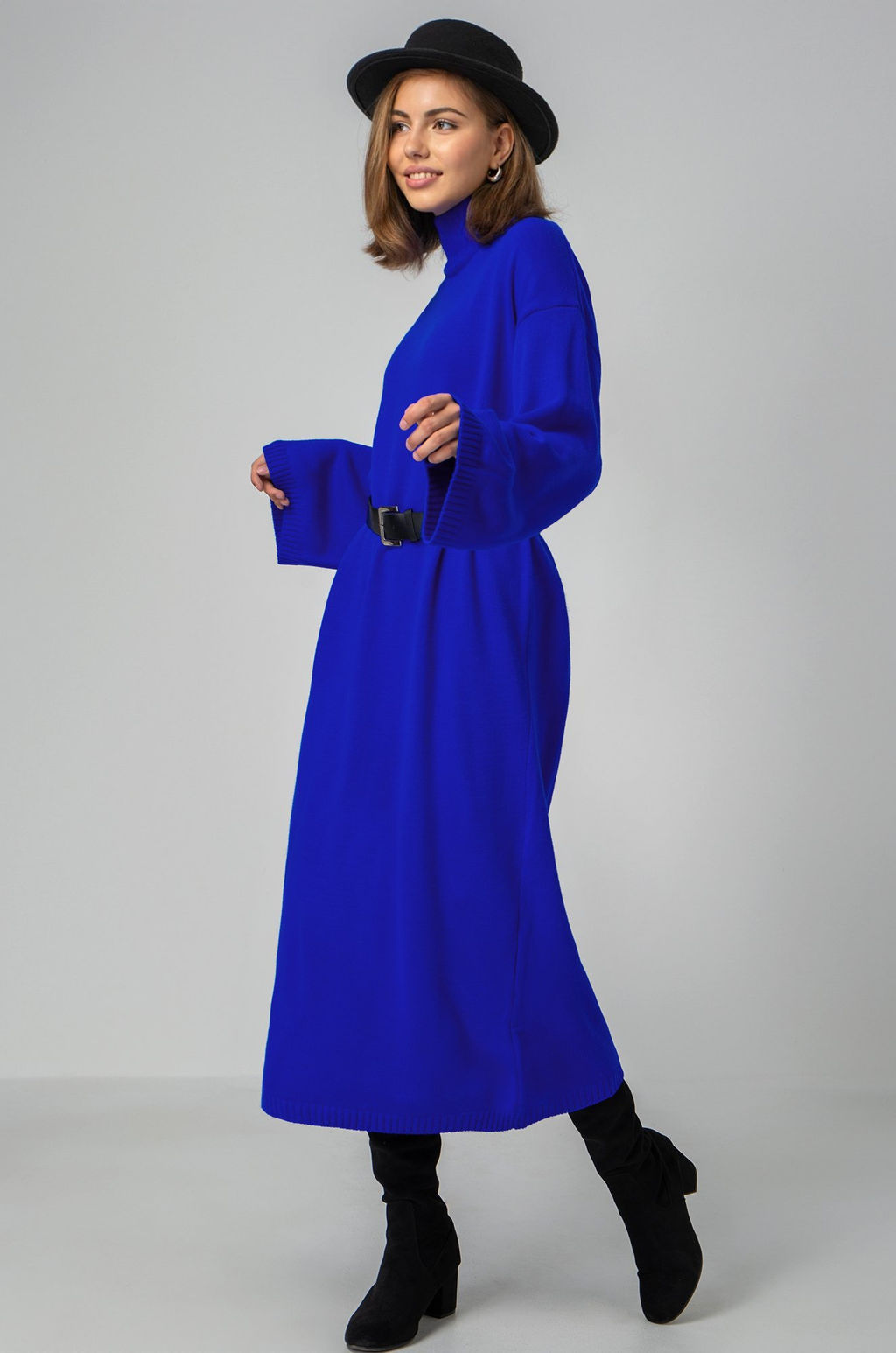 Женское теплое вязаное платье Happyfox - Happy fox фото 9