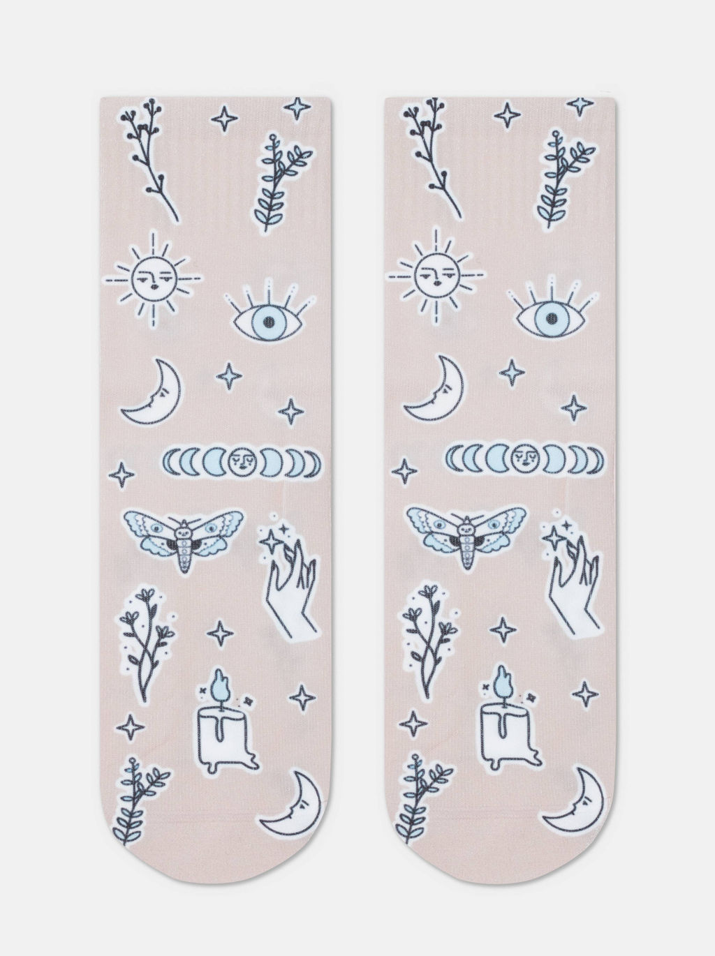 Цена за 2 пары. Носки Классические CONTE Носки женские FANTASY бежевый - Conte elegant фото 18