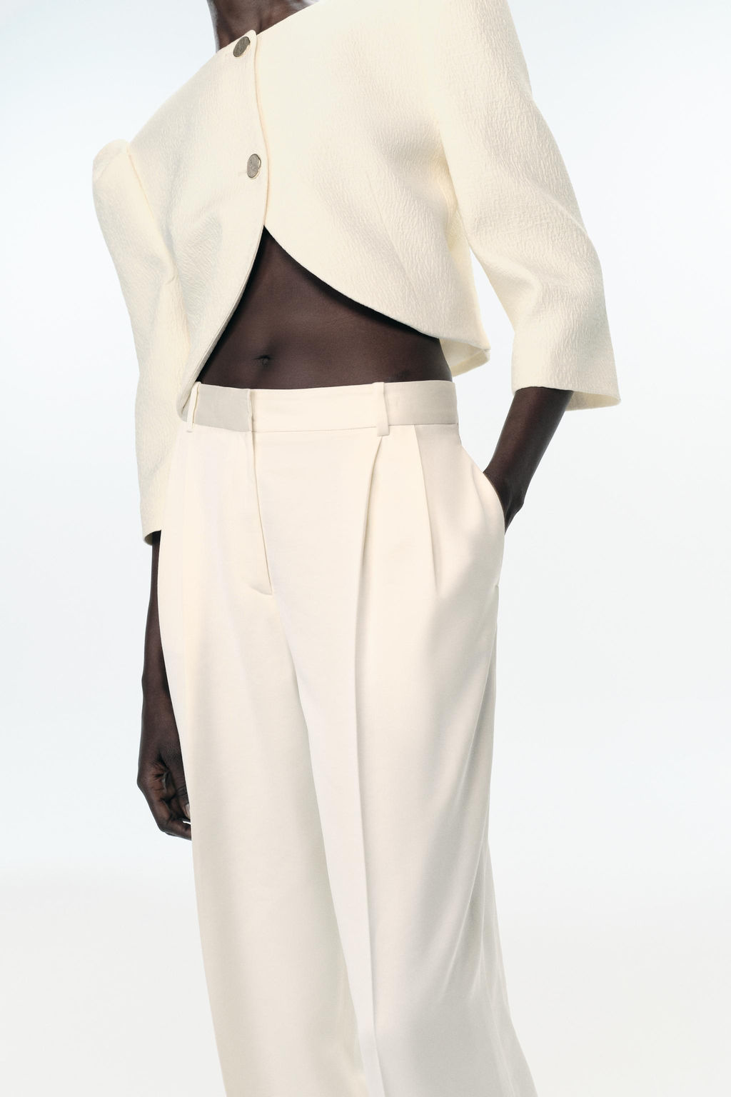 STRAIGHT TROUSERS WITH DARTS - Zara фото 3