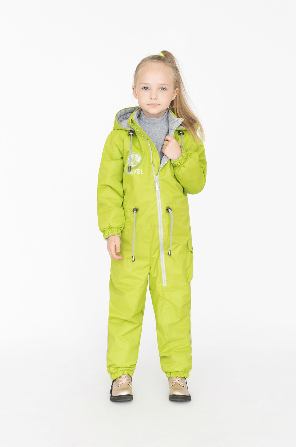 Комбинезон демисезонный салатовый