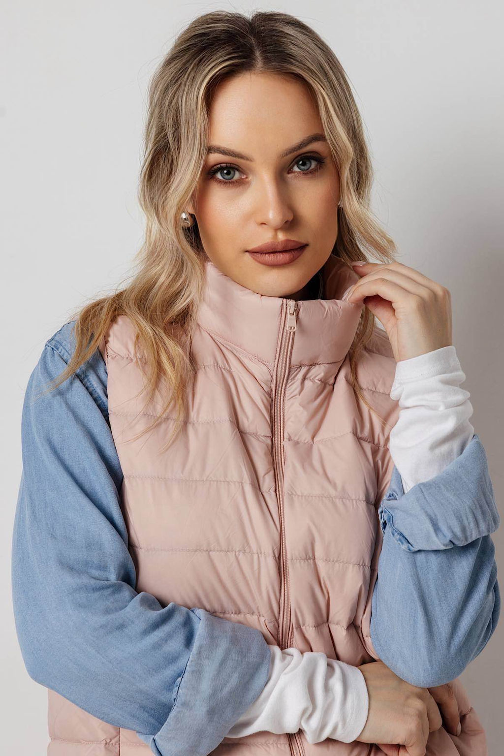 Жилет женский 2001/03/Светло-розовый