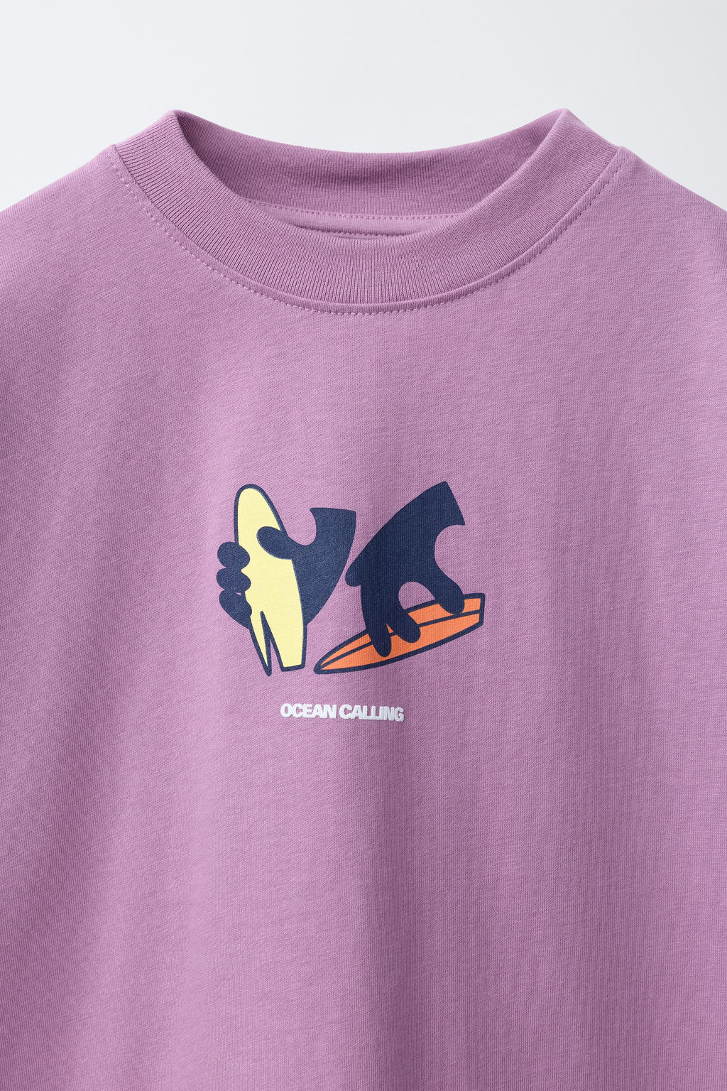 CAMISETA ESTAMPADO SURF / Morado - Zara фото 7