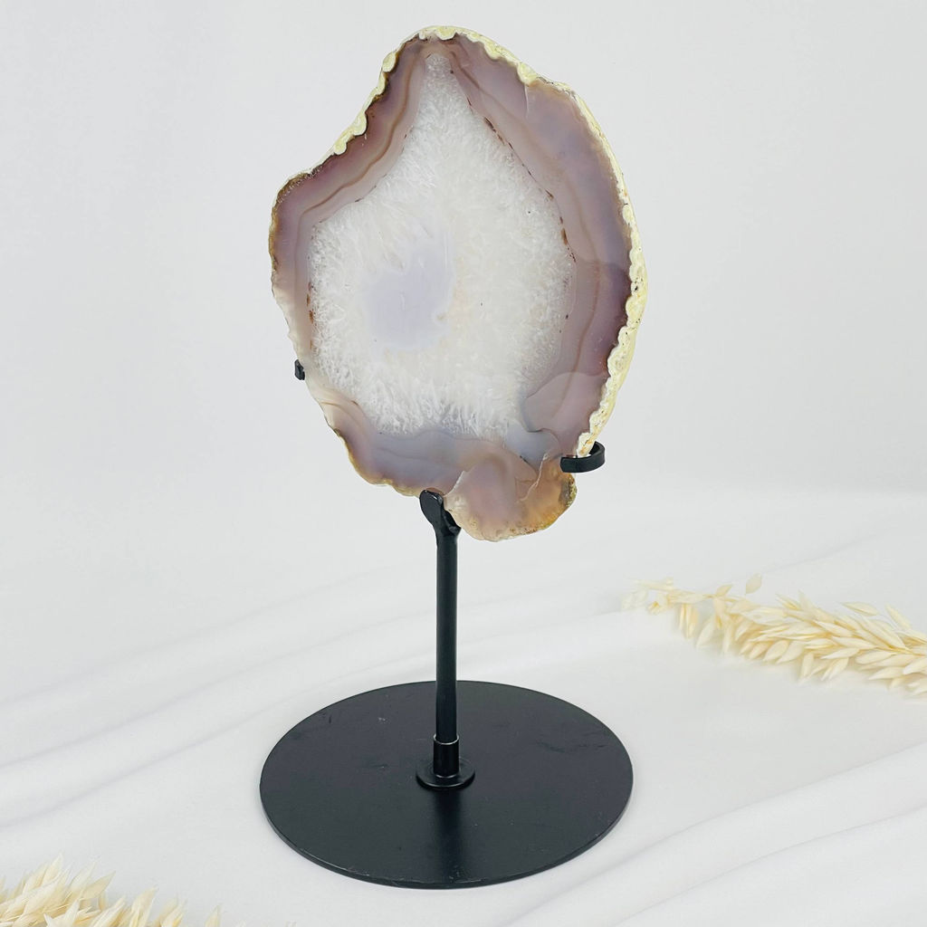 Срез Агата на подставке - Радуга самоцветов фото 3