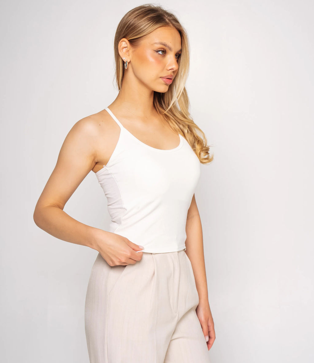 Топ #КТ3520, белый