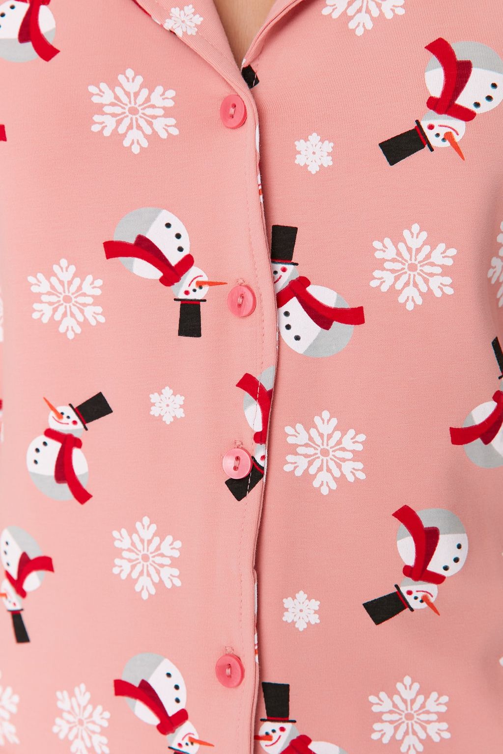 Trendyolmilla Cok Renkli %100 Pamuklu K?s Temal? Orme Pijama Tak?m? THMAW21PT0775