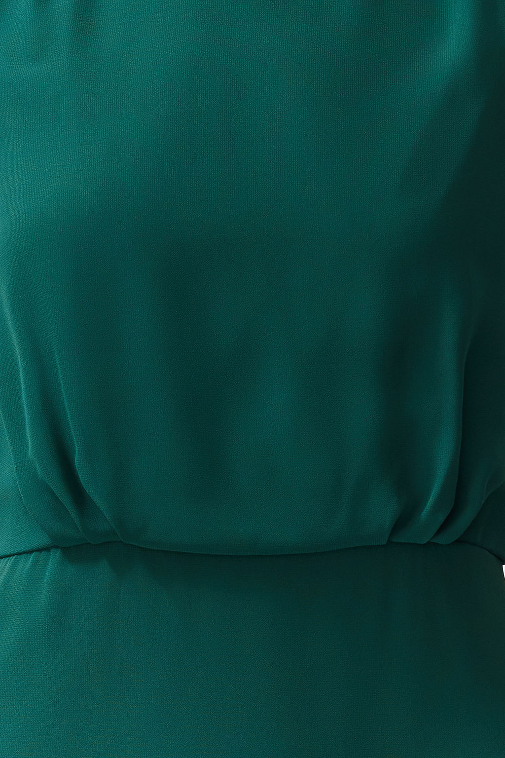 Zumrut Yesili A Kesim Dik Yaka Astarl? Sifon Mini Dokuma Elbise TWOSS24EL00743 - Trendyolmilla фото 4