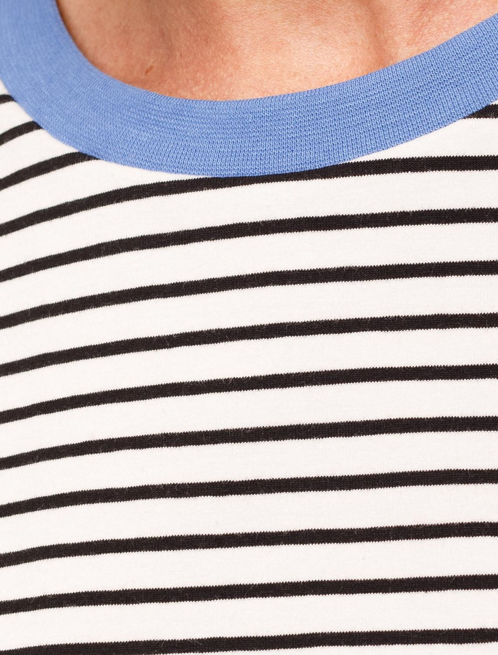 Футболка из эластичного хлопка с принтом-нашивкой - Vilatte фото 3