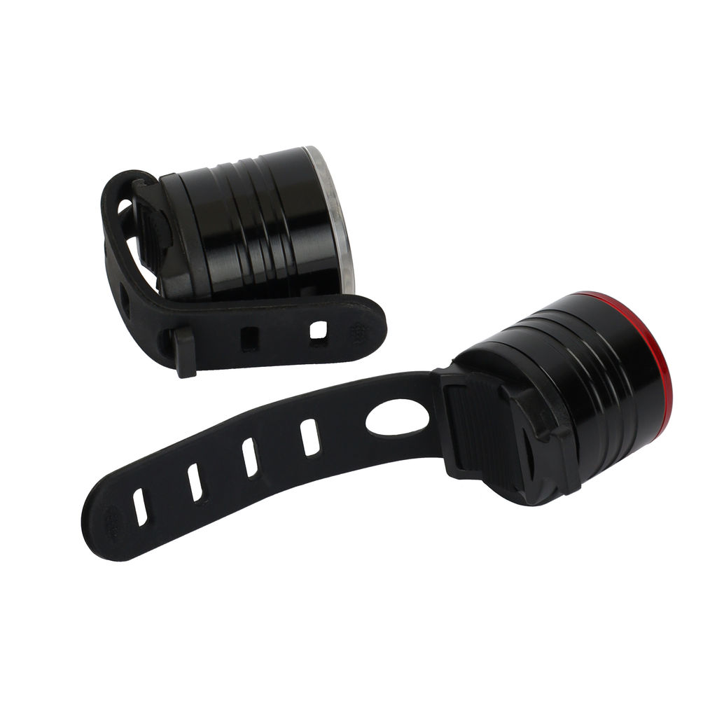 Набор фонарей передний и задний COMIRON AS-08 корпус: Алюминий+ABS; свет: LED 200lm; 3 режима; влагозащита. /уп100/300/ - Галеонтрейд фото 5