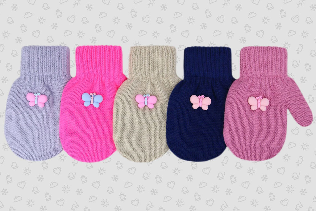 Варежки для девочки TM-857 ассорти 167 Полярик  фото 2