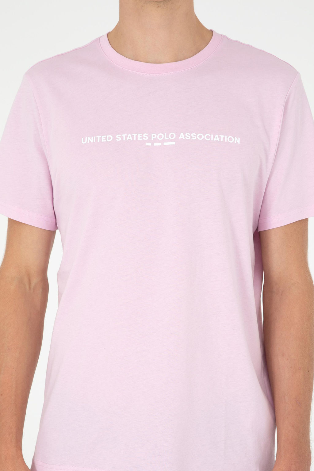 Мужская розовая футболка - U.s. polo assn фото 6