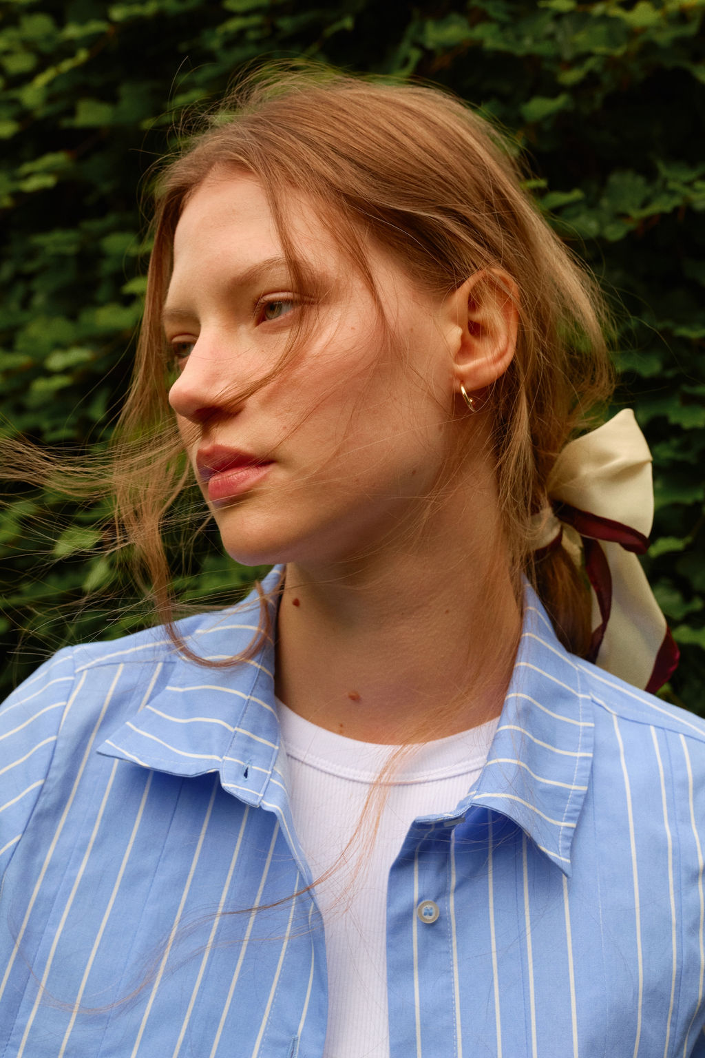 Camisa de popelina con pliegues - H&m фото 6