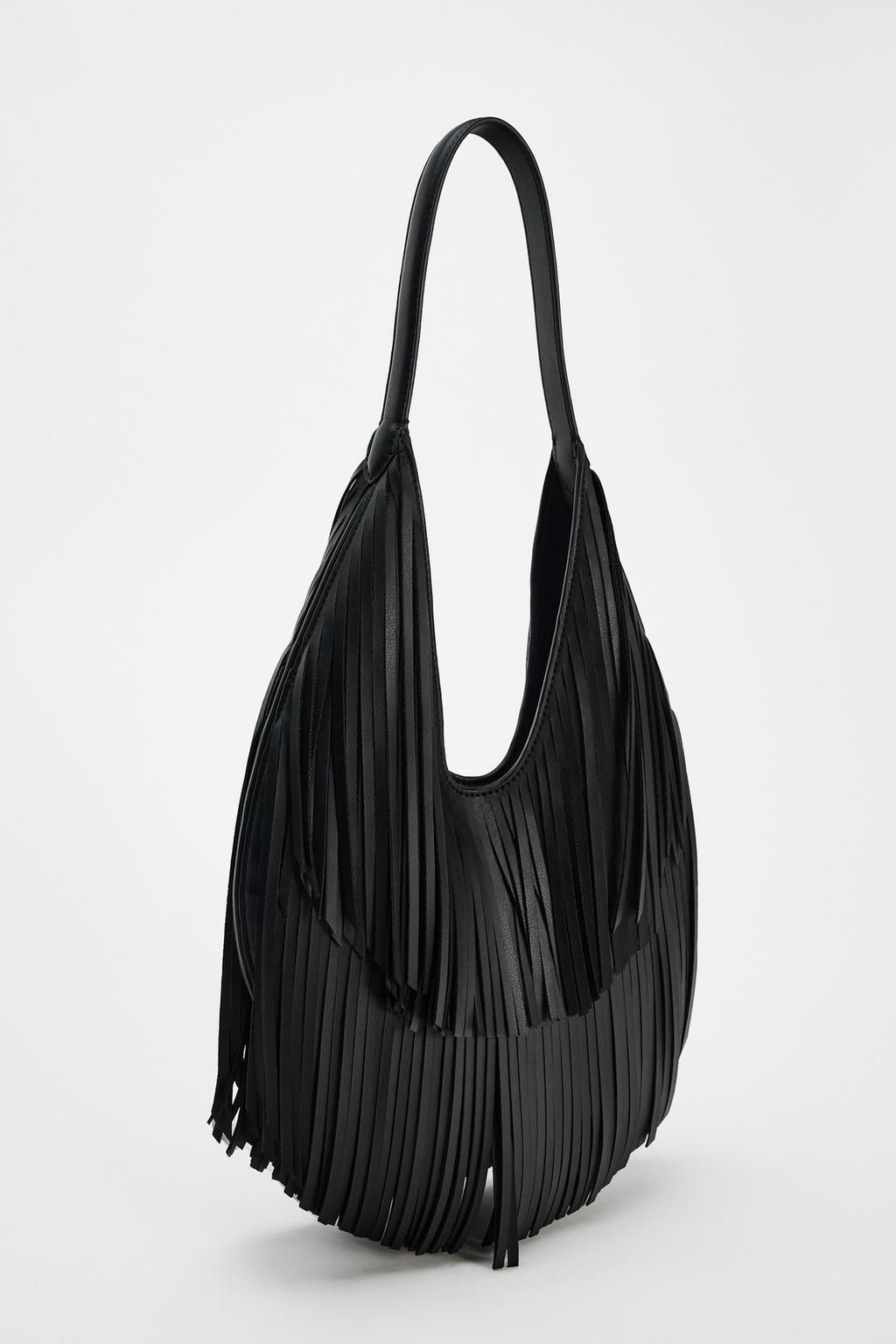 FRINGED TOTE BAG - Zara фото 3