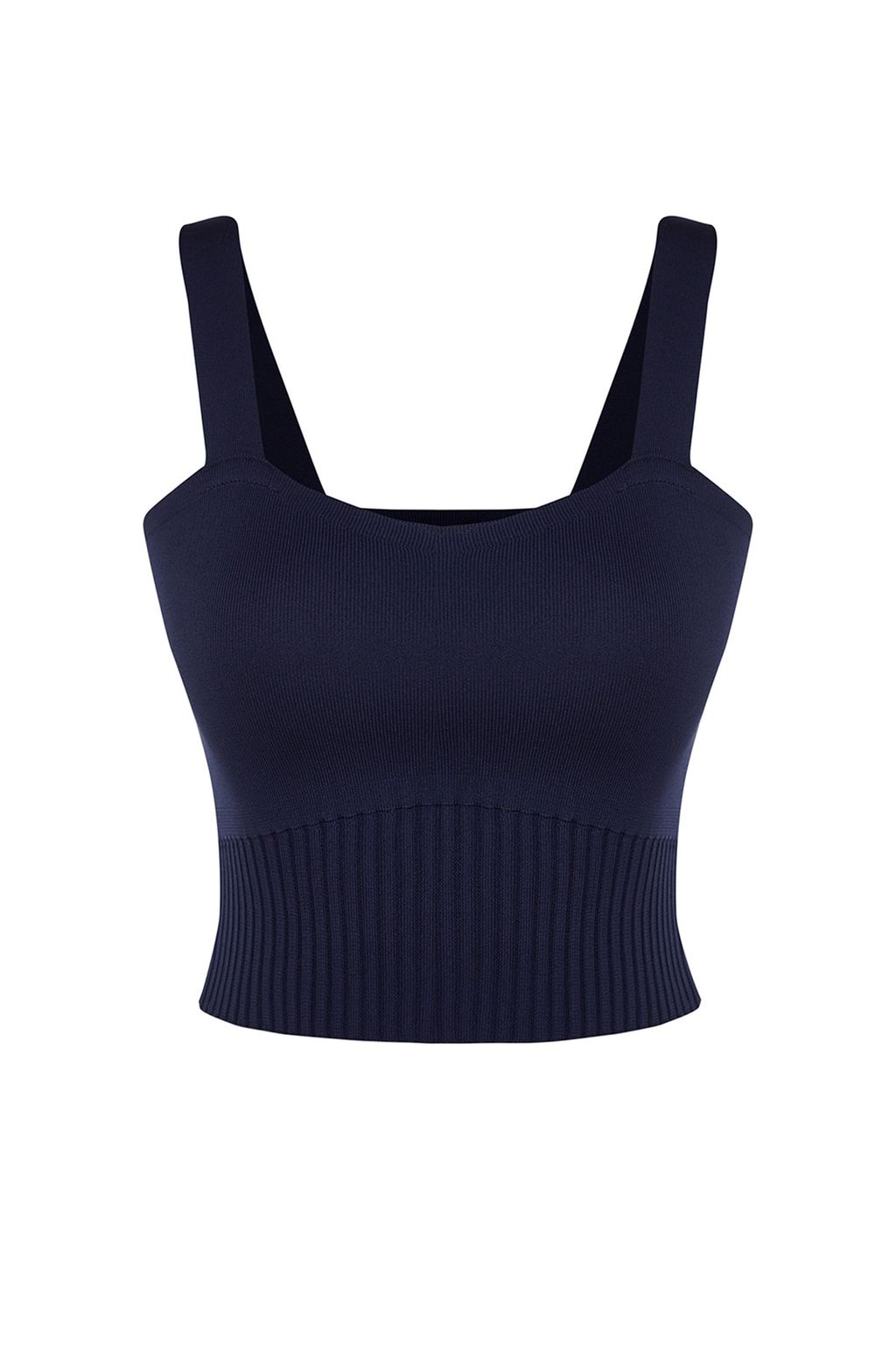 Trendyolmilla Mint Kalp Yaka Crop Triko Ince Bluz TWOSS22BZ1105  фото 11