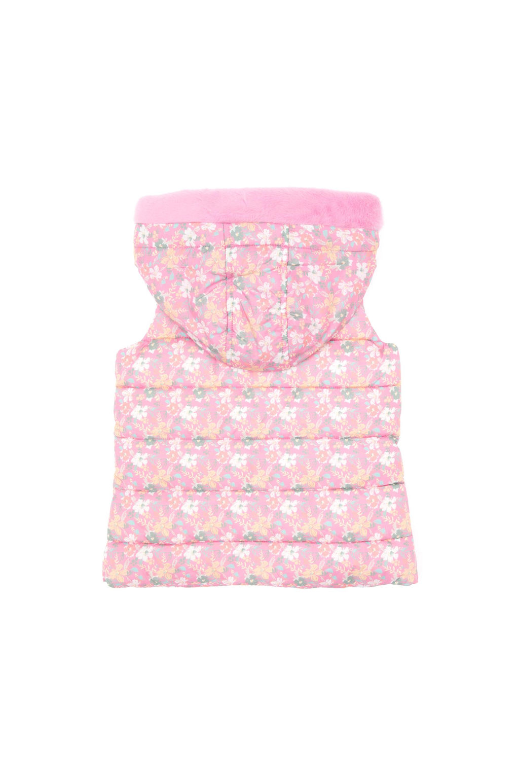 K_z _ocuk Pembe Kap__onlu _i_me Yelek Sepette S_rpriz _ndirim - U.s. polo assn фото 2