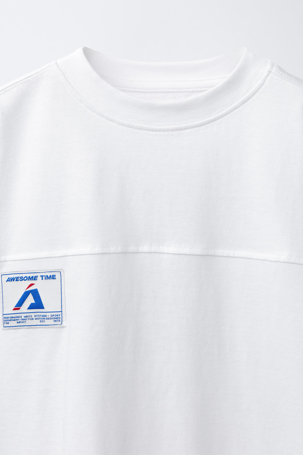 JOGGING T-SHIRT WITH LABEL - Zara фото 3