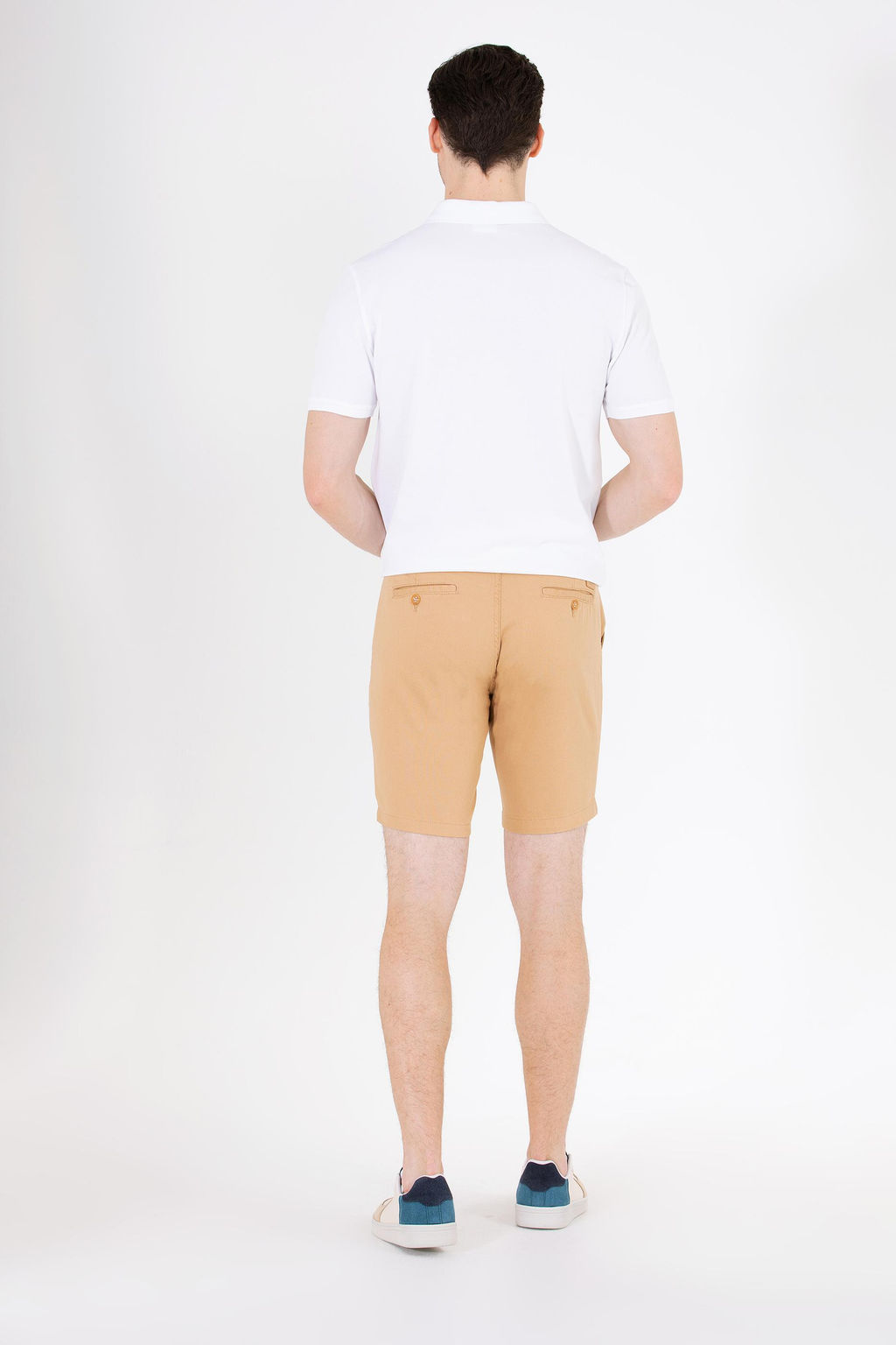 Мужские верблюжьи шорты-бермуды - U.s. polo assn фото 4