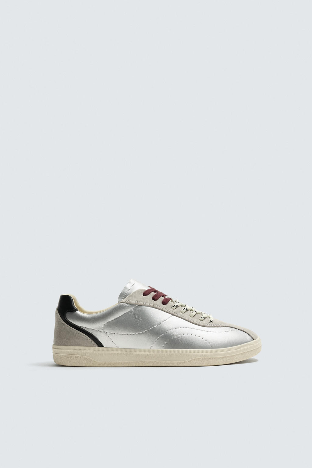 ZAPATILLA METALIZADA ESTILO RETRO / Plata - Zara фото 4