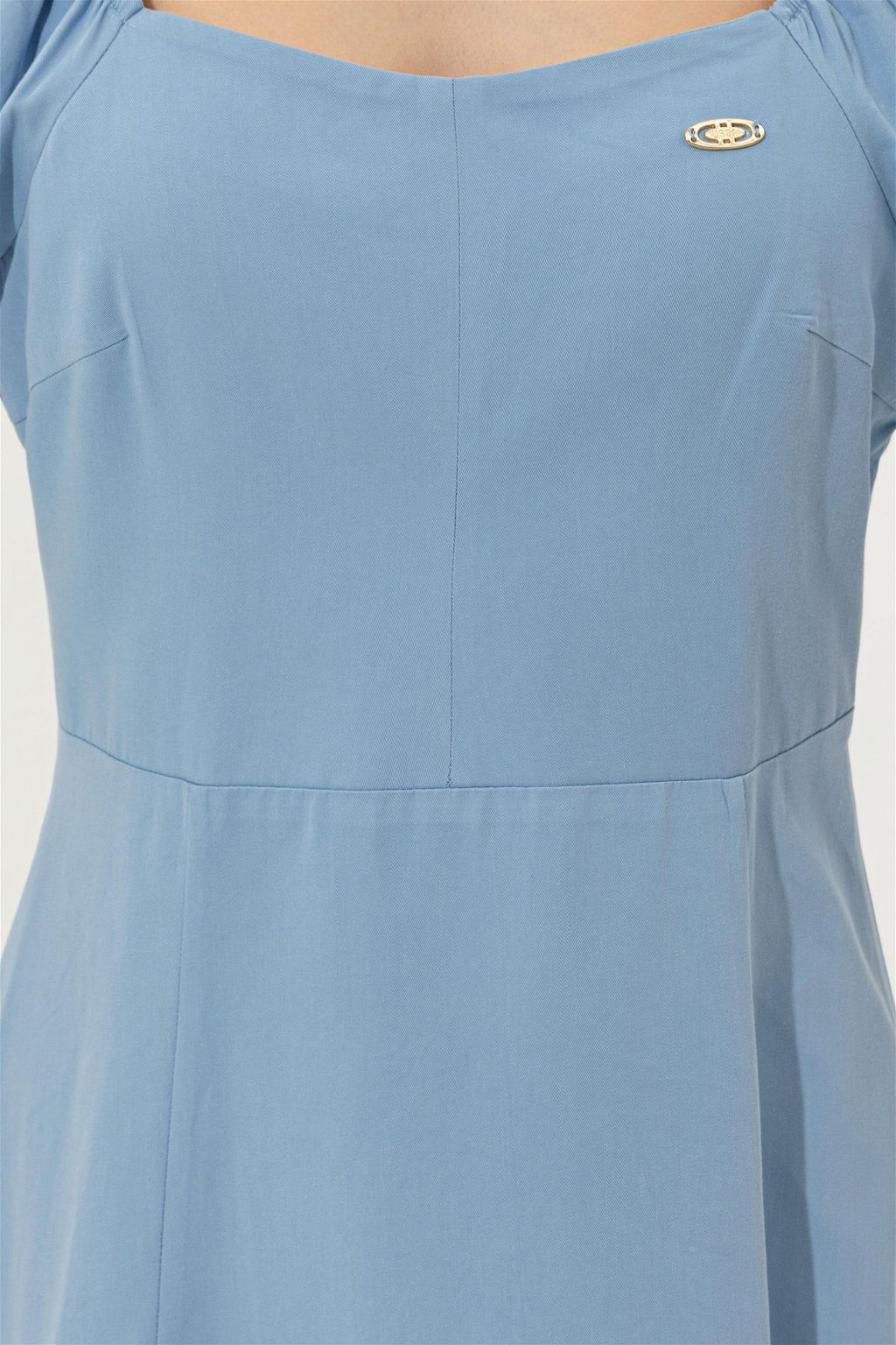 Женское синее тканое платье Неожиданная скидка в корзине - U.s. polo assn фото 5