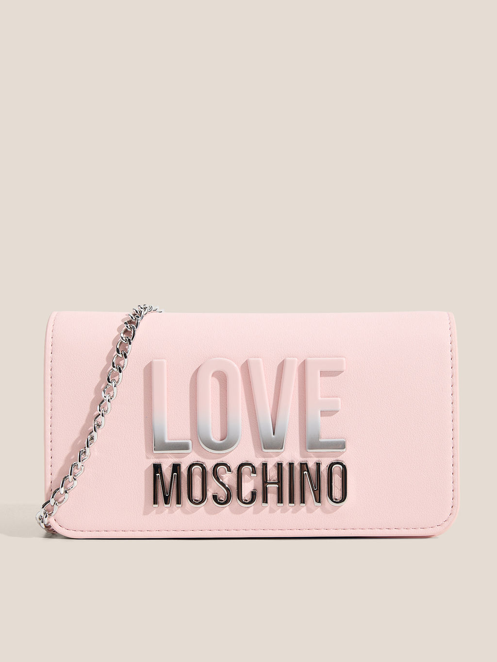 Клатч LOVE MOSCHINO PRISM SLG Артикул 4463841, светло-розовый