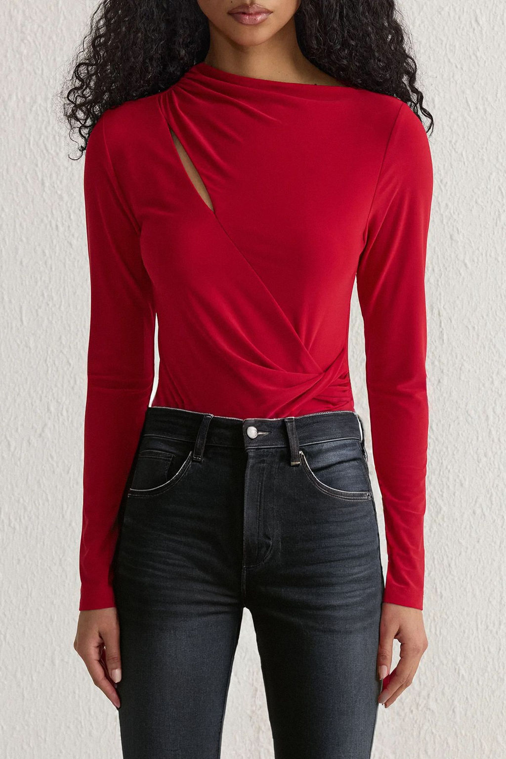 K?rm?z? Cut Out/Pencere Detayl? Buzgulu C?tc?tl? Orme TPRSS25BD00000