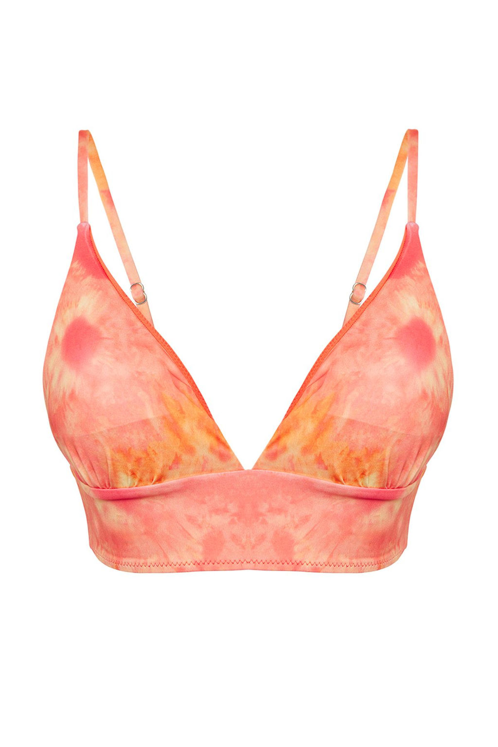 Soyut Desenli Ucgen Mix&Match Bikini Ustu TBESS21BU0343