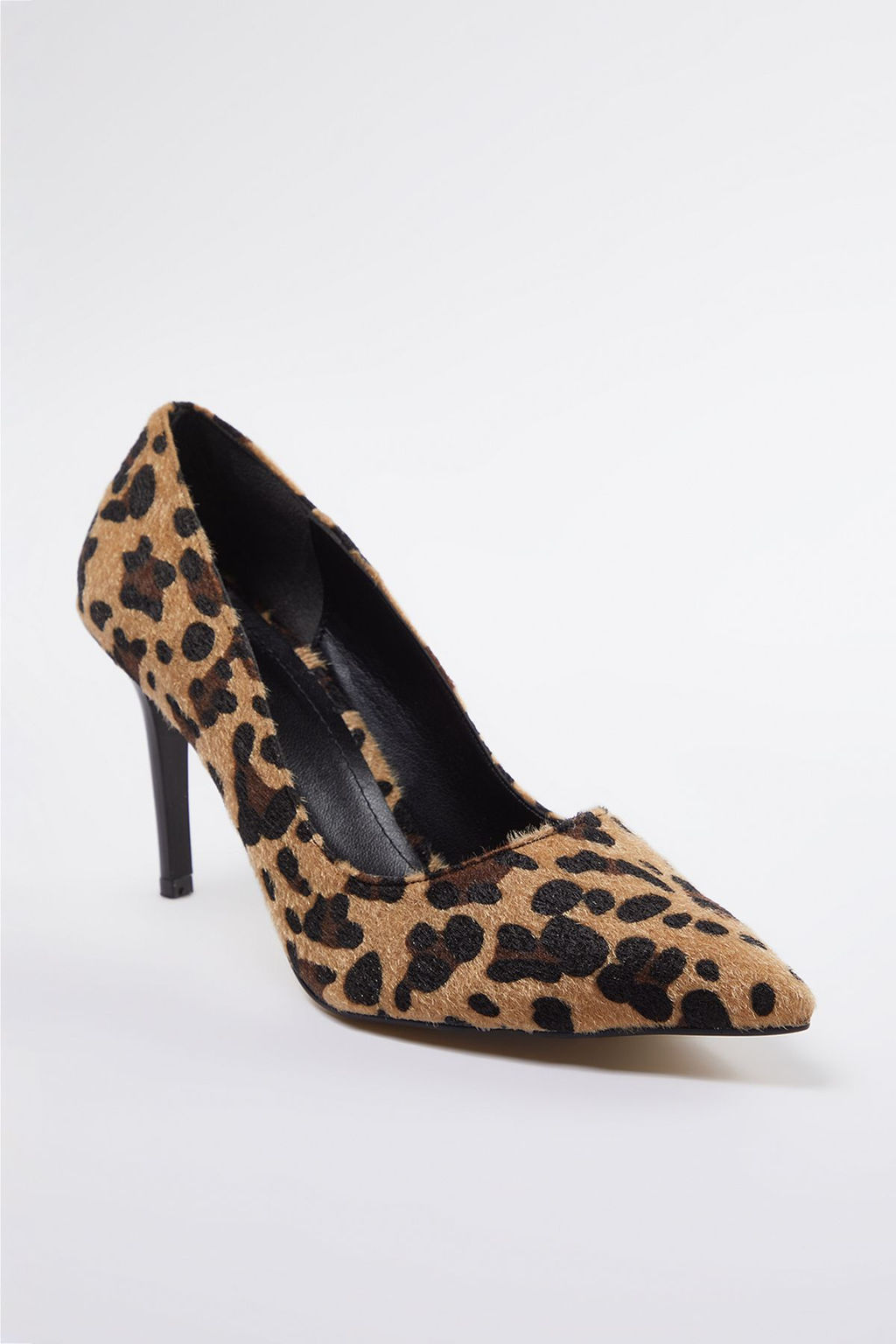 Trendyolmilla Shoes Cok Renkli Leopar Desenli Kad?n Kahverengi Klasik Ince Topuklu Ayakkab? TAKAW25TO00018  фото 4