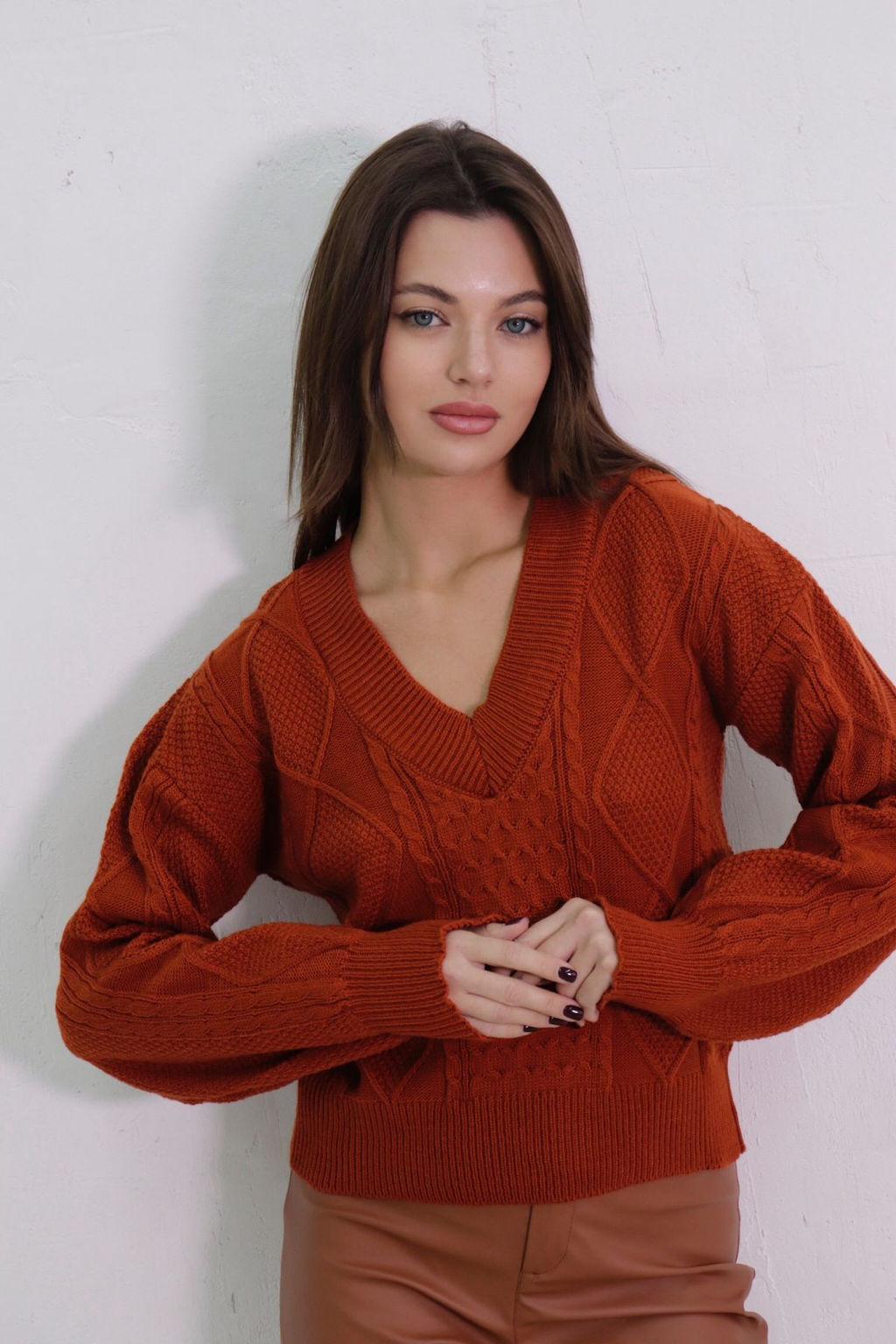 Martichelli Пуловер терракотовый  фото 2