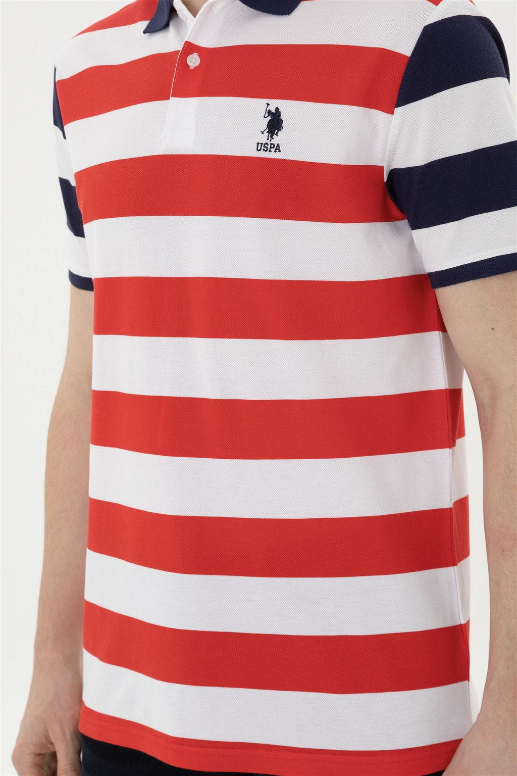 Мужская красная футболка - U.s. polo assn фото 6