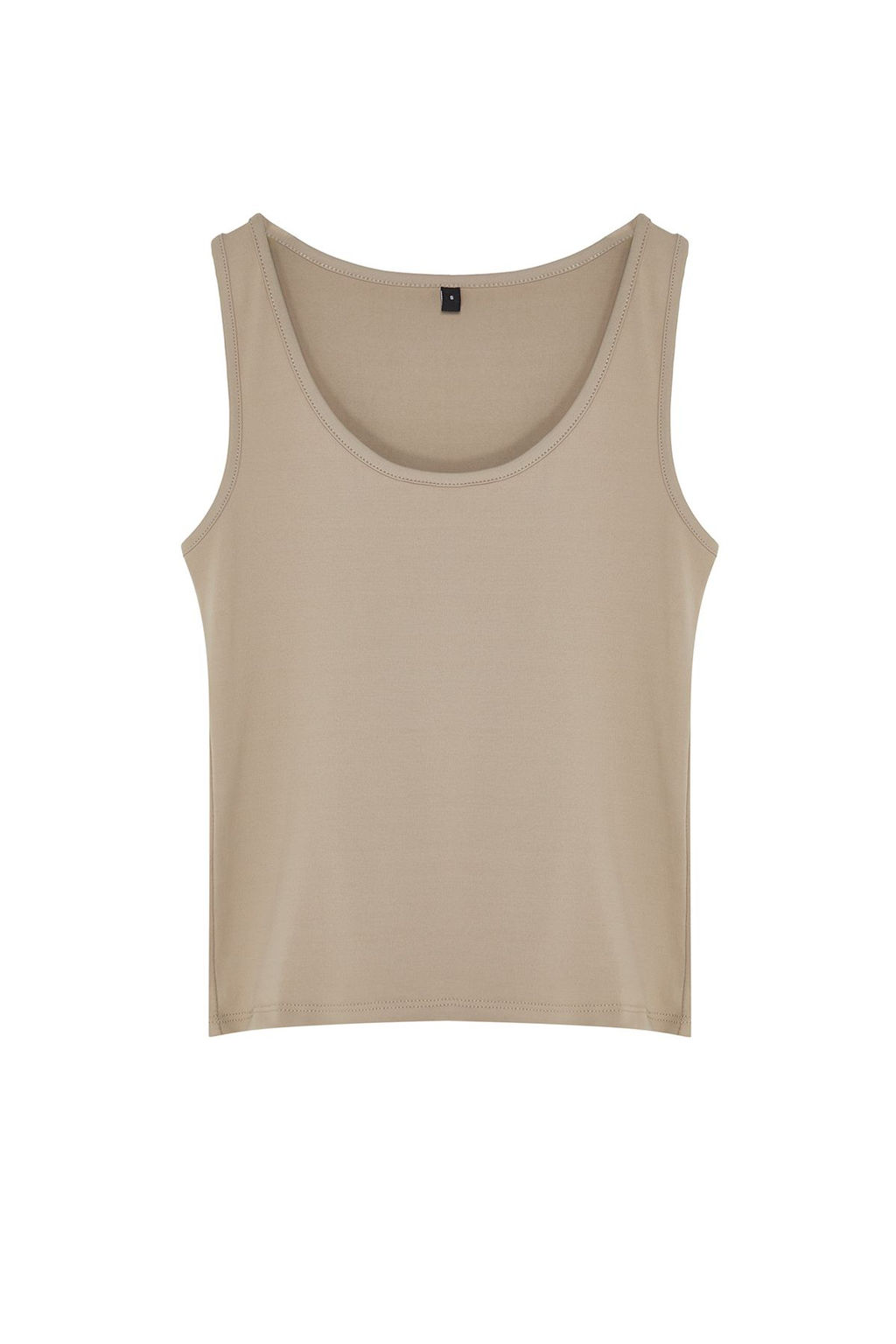 TRENDYOLMILLA Vizon Poliamid Havuz Yaka Vucuda Oturan Orme Atlet TWOSS24AL00065 фото 6