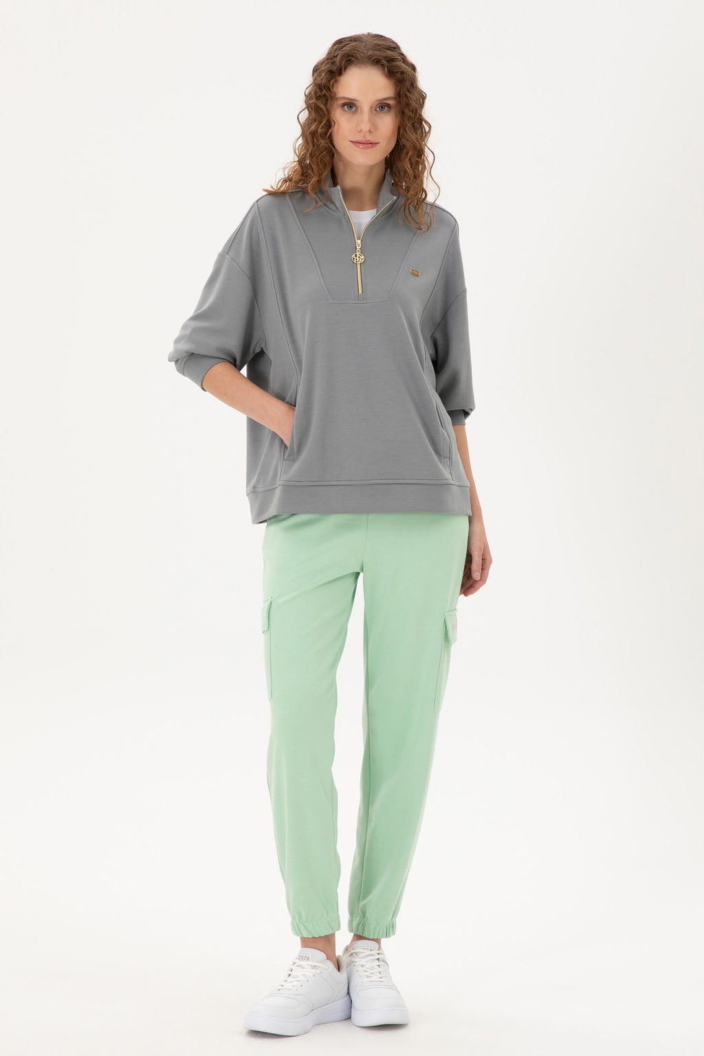 Женские ЗЕЛЕНЫЕ спортивные штаны Неожиданная скидка в корзине - U.s. polo assn фото 3