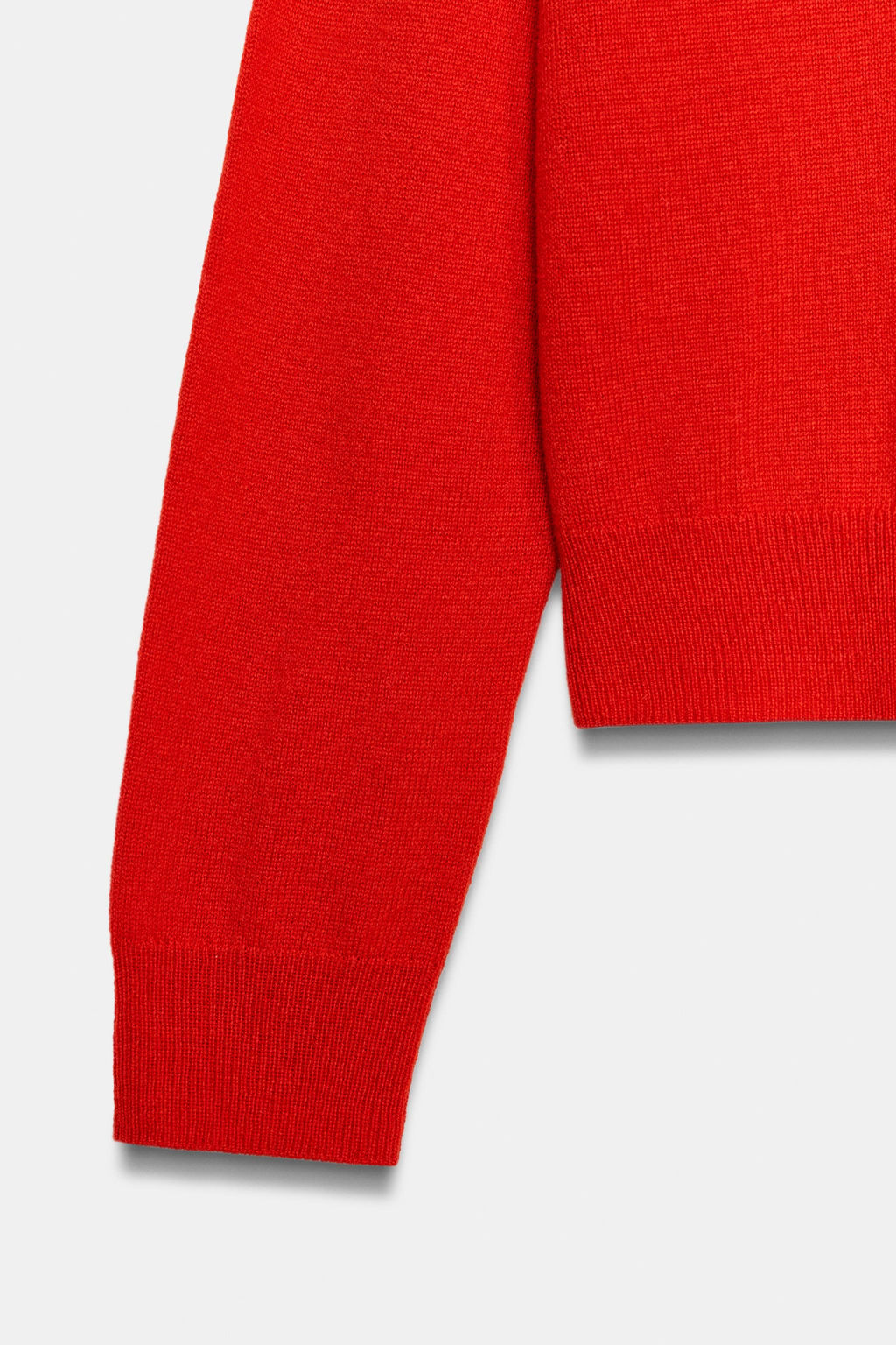 WOOL BLEND V-NECK JUMPER - Zara фото 8
