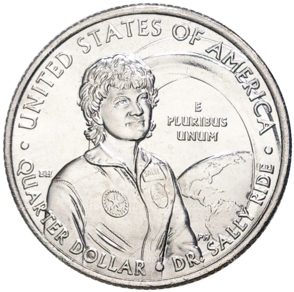 1/4 доллара (25 центов) 2022 года D США Американские женщины  Доктор Салли Райд