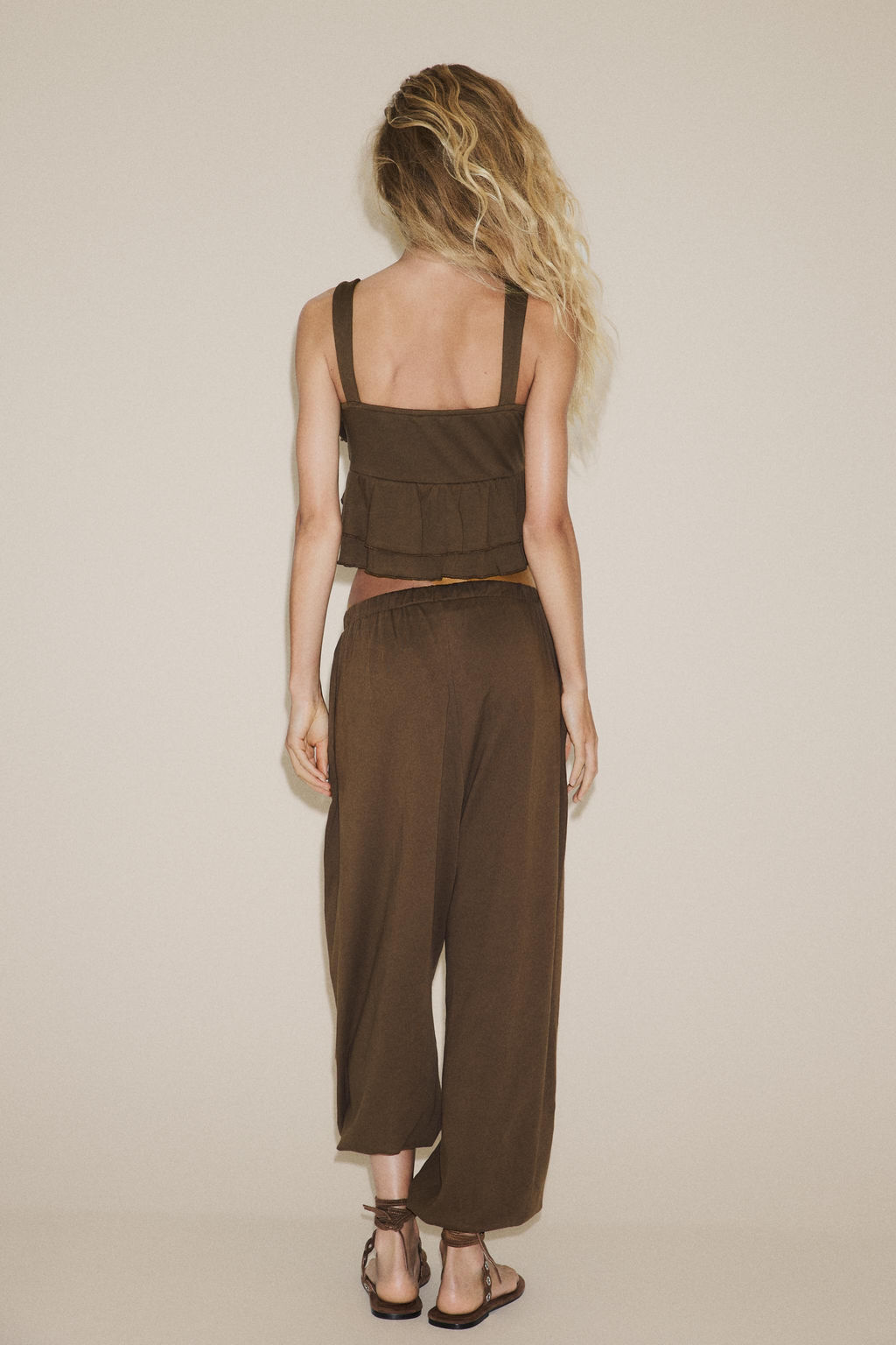 RUFFLED TOP WITH BOW - Zara фото 4