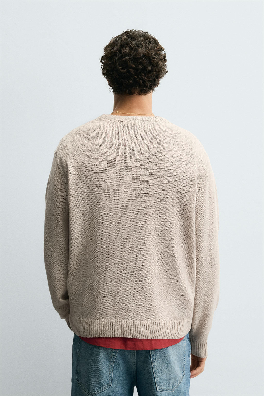 TEXTURED RELAXED FIT SWEATER - Zara фото 3