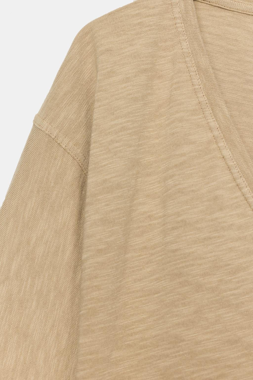 V-NECK T-SHIRT - Zara фото 7