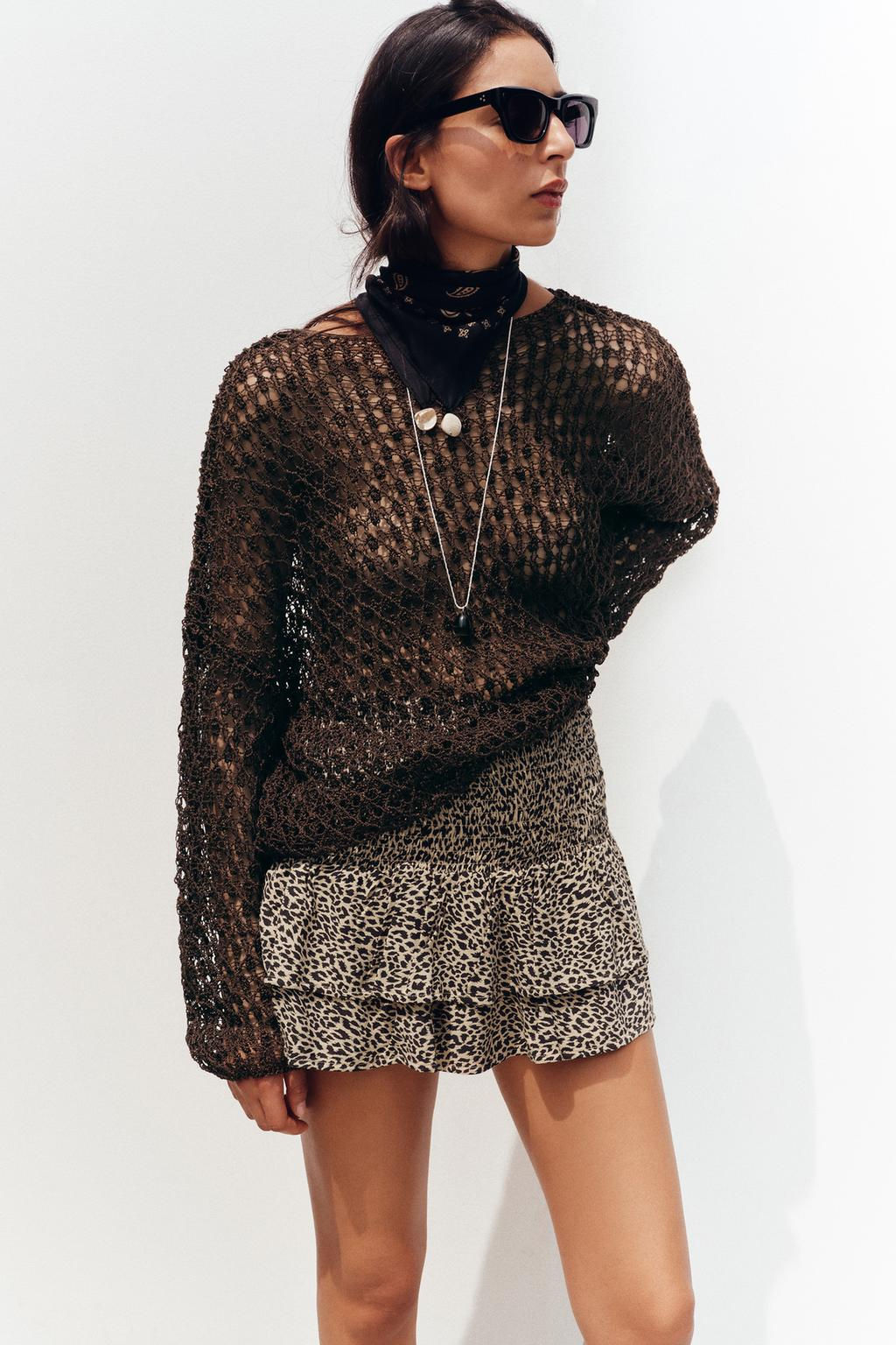 OPEN KNIT SWEATER - Zara фото 2