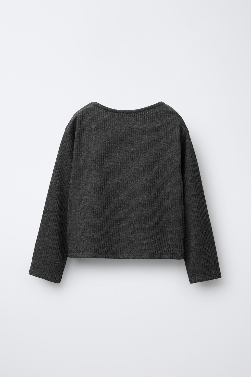 RIBBED STUD T-SHIRT - Zara фото 2