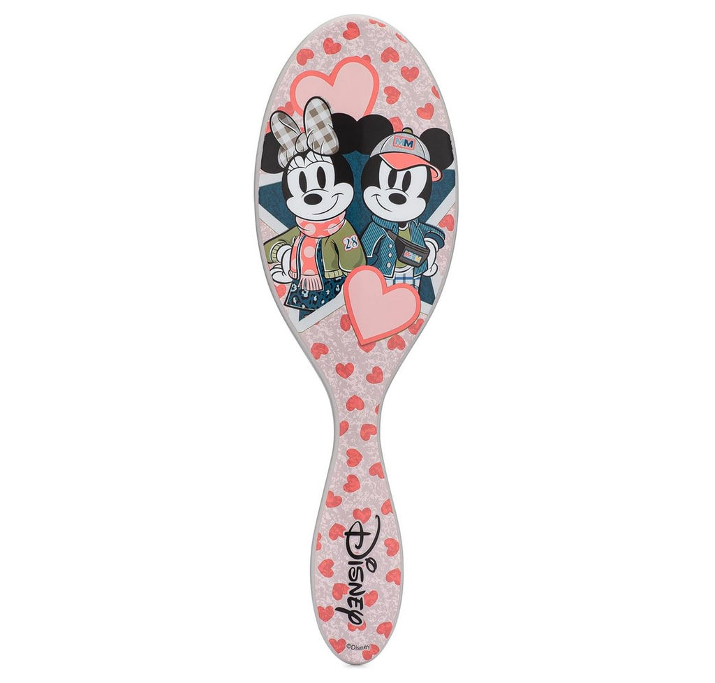 Wet Brush Расческа для спутанных волос / Original Detangler Disney Love Mickey And Minnie BWRDISLVMM, розовый